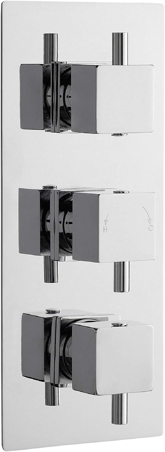 Ultra JTY303 Volt Thermostatic Triple Valve - Chrome
