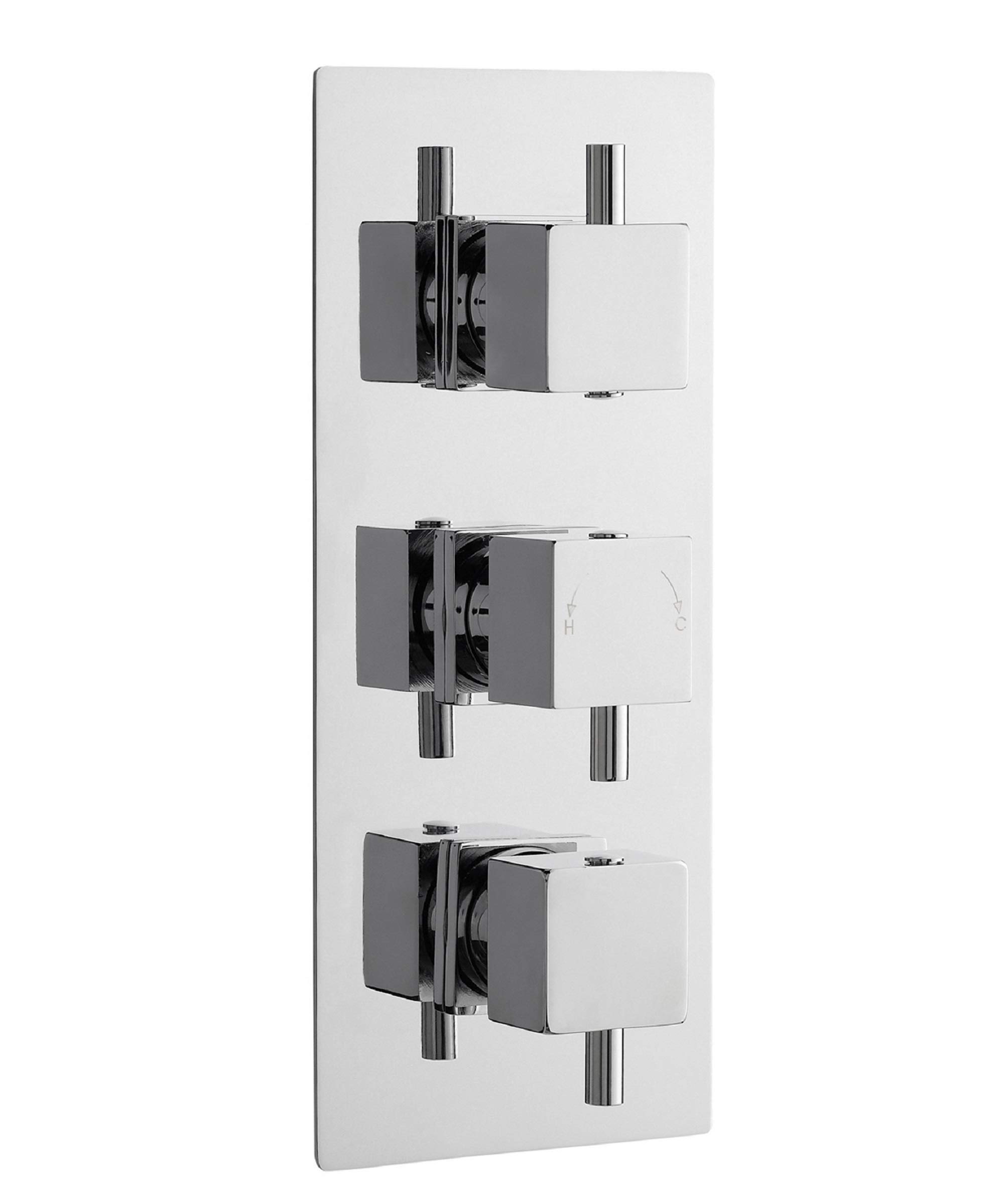 Ultra JTY303 Volt Thermostatic Triple Valve - Chrome