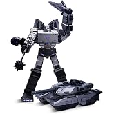 Robosen Megatron Auto-Converting Transformers Robot, G1 Series, Gray, Premium Action Figure, Interactive Toy for Ages 12+
