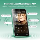 innioasis MP3 Player 4.0 inch Touch Screen Bluetooth 4.2 WiFi 80GB Green view 3