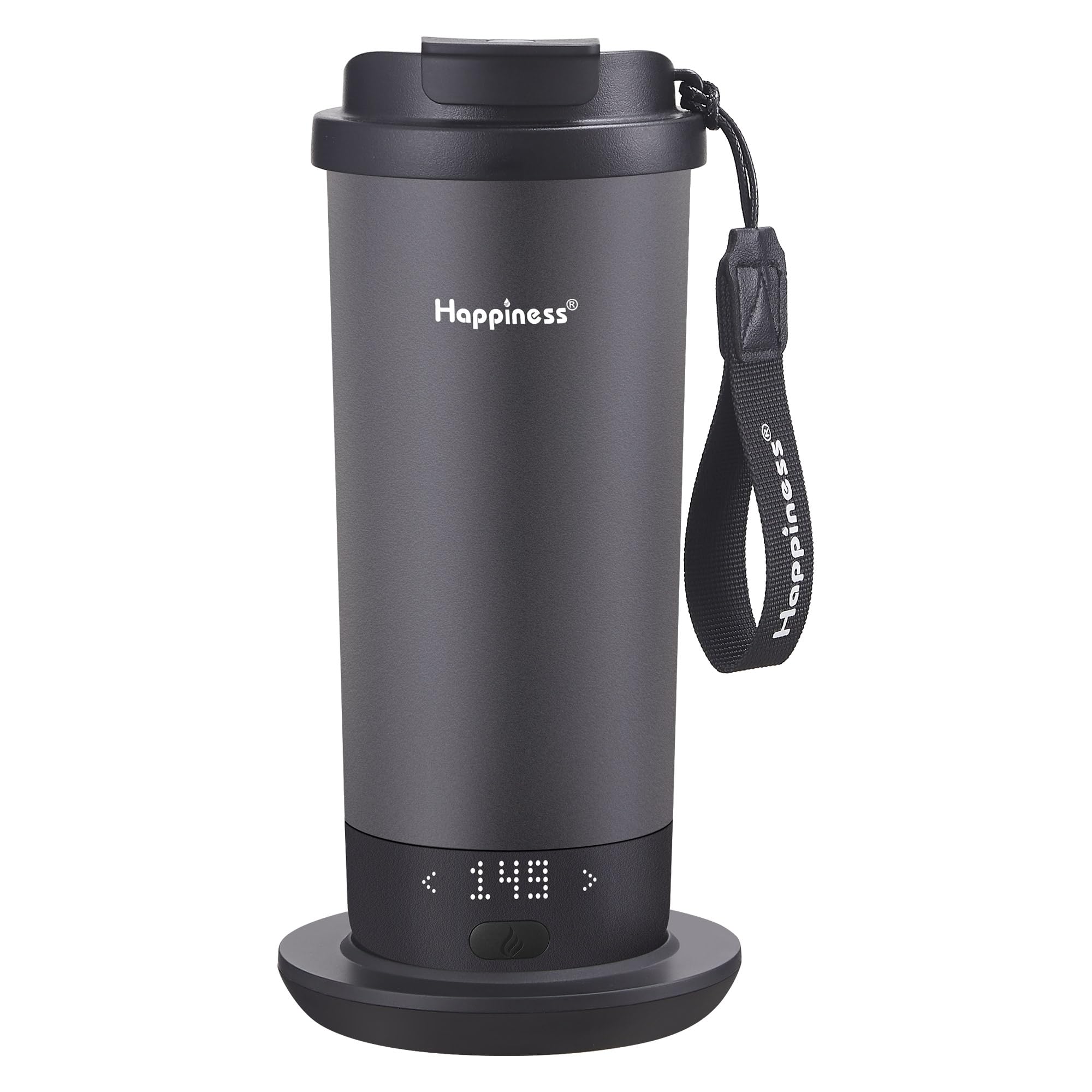 Photo 1 of Happiness Self-Heating Travel Mug 20oz,Smart Rechargeable Electric Temperature Control Heated Coffee Cup