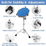 YOUEON Snare Drum Stand with Stick Holder, Double Braced Tripod 10-14 in view 3