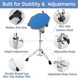 Youeon Snare Drum Stand with Drum Sticks