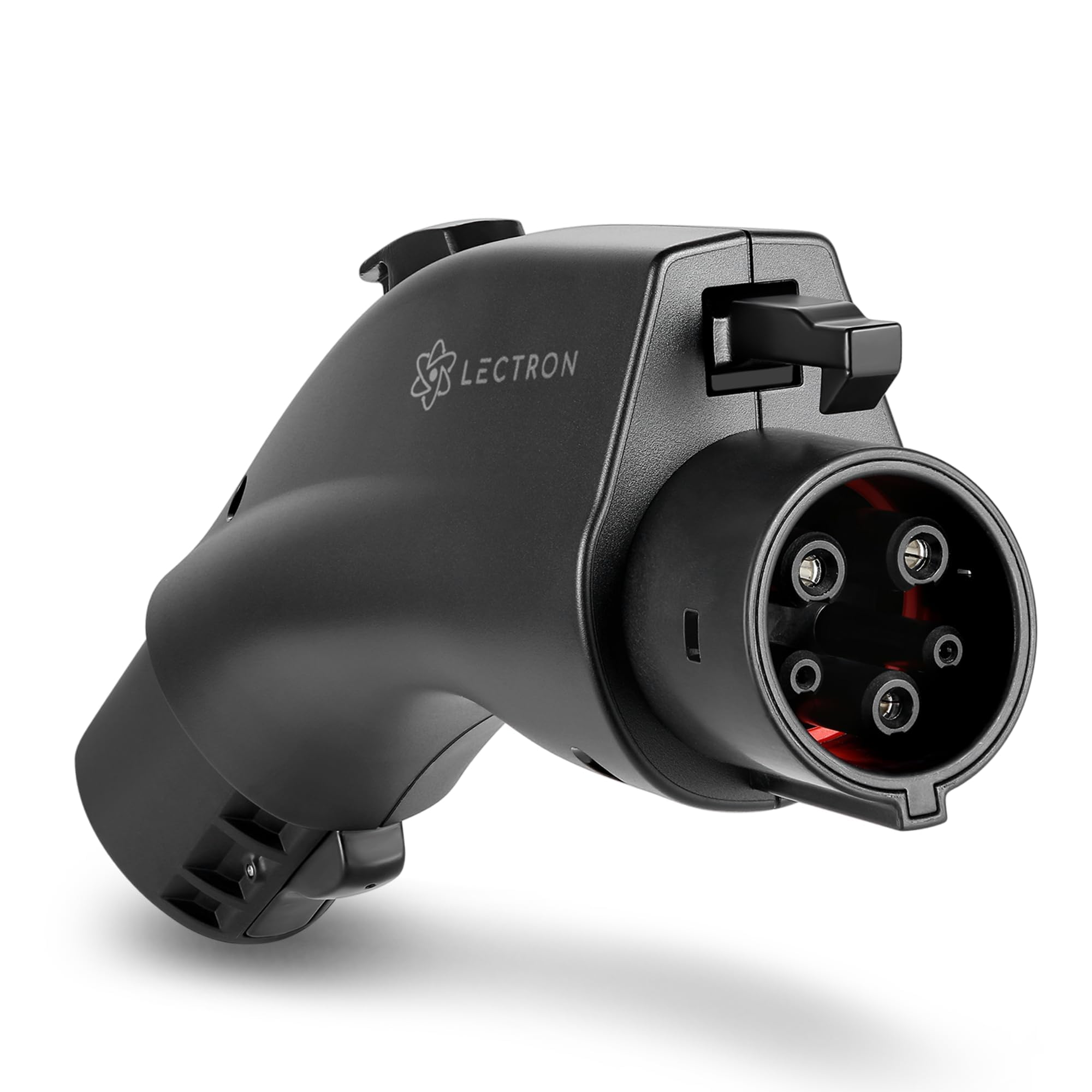 Photo 1 of Lectron NACS to J1772 EV Charging Adapter - Compatible with Tesla Wall Connectors, Destination Chargers, & Mobile Connectors (80A, 250V) - for J1772 Electric Vehicles - UL 2252 Certified (Black)