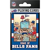 Masterpieces Buffalo Bills Fan Deck Playing Cards - Officially Licensed NFL, 54 Cards - Adult