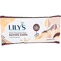 Lily's Sweets, White Chocolate Style Baking Chips, 9 Ounce