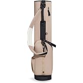 ZEETY Sunday Golf Bag, Lightweight Carry Golf Bag for Walking | Classic Minimalist Design, Holds Up to 10 Clubs, Multiple Storage Pockets, Ideal for Driving Range, Par 3 and Full Rounds