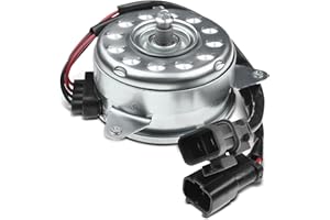 A-Premium Radiator Fan Cooling Motor Compatible with Nissan Versa 2012-2019, Versa Note 2014-2019, L4 1.6L, Sedan/Hatchback, Replace# 21487-1KA0B, 21487-1KA0A