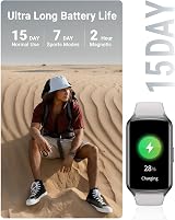 Amzhero Health Fitness Tracker 24/7 Heart Rate SpO2 Sleep 5ATM 15 Day view 5