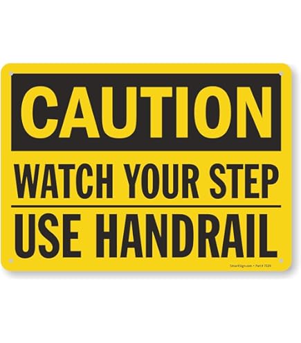 Buy Accuform MSTF505VP, 14" X 10" Safety Sign "Avoid A Fall