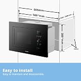 COMFEE 20 L Built-in Microwave Oven with Grill 8 Auto Menu CBMAG820BJL-BK view 7