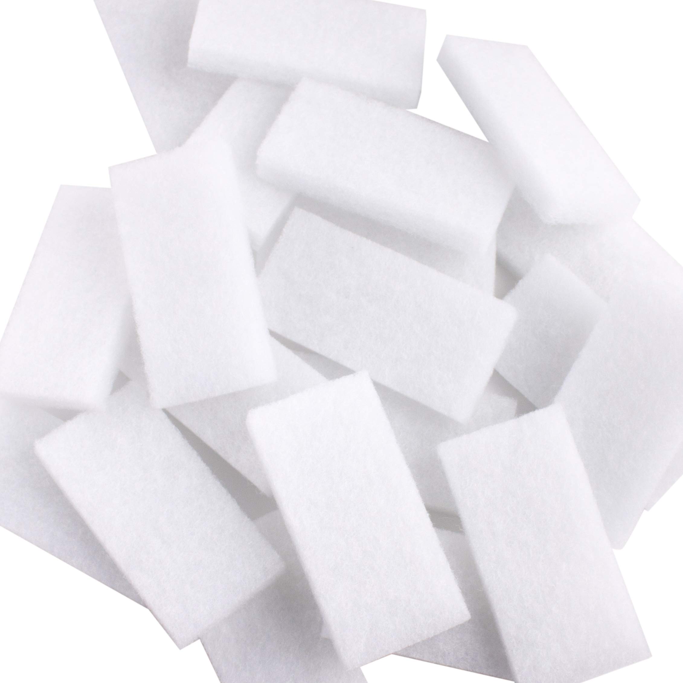 LTWHOME Compatible with Replacement Poly Pads Fish Tank Media for Juwel Compact Super Filters/S (Pack of 50)