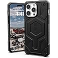 URBAN ARMOR GEAR UAG Case Compatible with iPhone 15 Pro Max Case 6.7" Monarch Pro Black Built-in Magnet Compatible with MagSafe Charging Premium Rugged Military Grade Dropproof Protective Cover