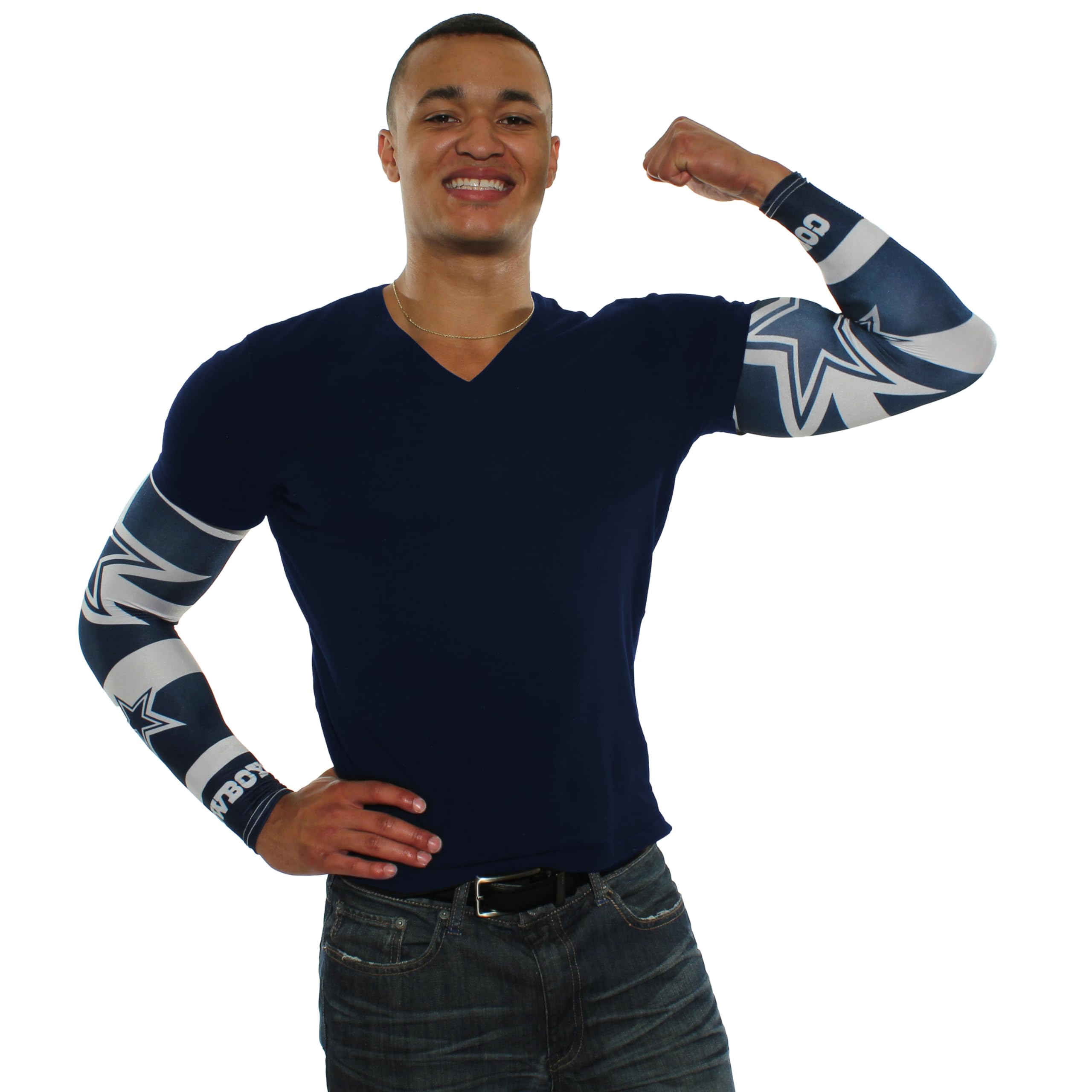 Little Earth Productions Littlearth NFL Dallas Cowboys Strong Arms Sleeves