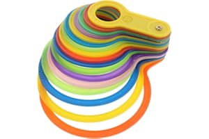 Generic Fruit Size Ring Measuring Tool for Oranges and Other Fruits with Sturdy Plastic Structure