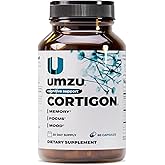 UMZU Cortigon Cortisol Support Supplement, 30 Day Supply – Natural Formula with Ginkgo Biloba, Phosphatidylserine, Vitamin B12 & B6 – Supports Healthy Stress Management, Mood, Focus & Cognitive Health