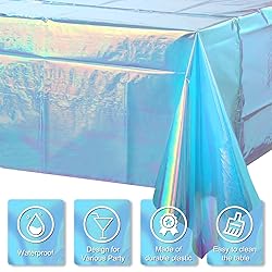 FunnyPars 3 Pack Iridescent Blue Plastic