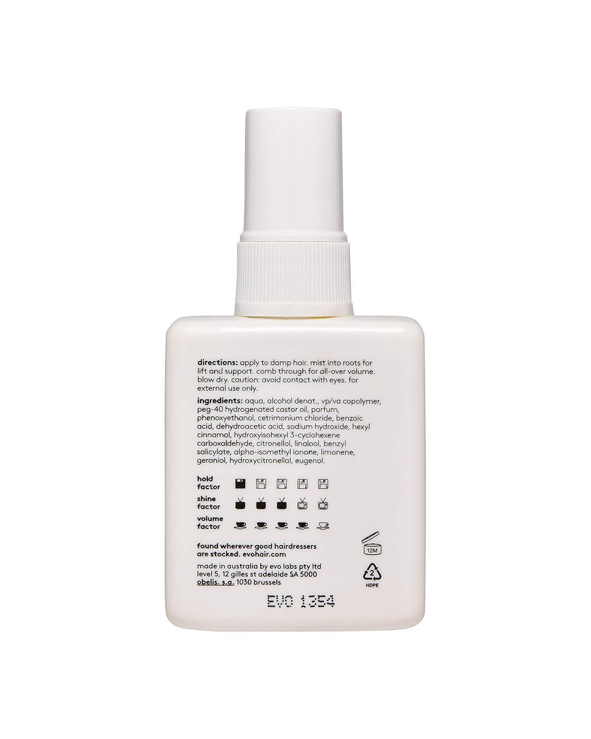 Amazon Com Evo Root Canal Volumising Spray 6 8 Fl Oz Luxury Beauty