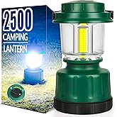 LED Camping Lantern, Water Resistant Emergency Light for Power Outage, Hurricane, Hiking