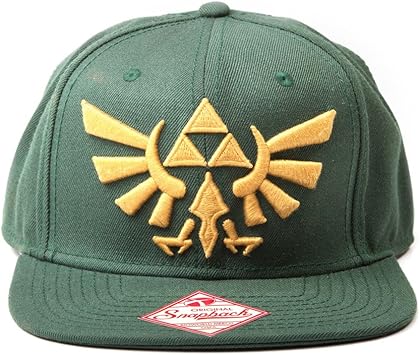 Bioworld- Gorra Zelda Golden Triforce, Color Schwarz-Gold ...