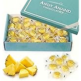 ANDY ANAND Pineapple Sugar Free Hard Candy, 7 Oz | Stevia Sweetened, Keto &amp; Diabetic Candy, Gluten Free, European sweets, Individually Wrapped Candy