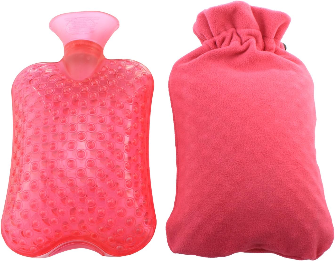 KOODER Hot Water Bottle,Slow Down The Symptom of Dysmenorrhea,Warm Your Stomach,Winter Heating Products! 2L (Pink)