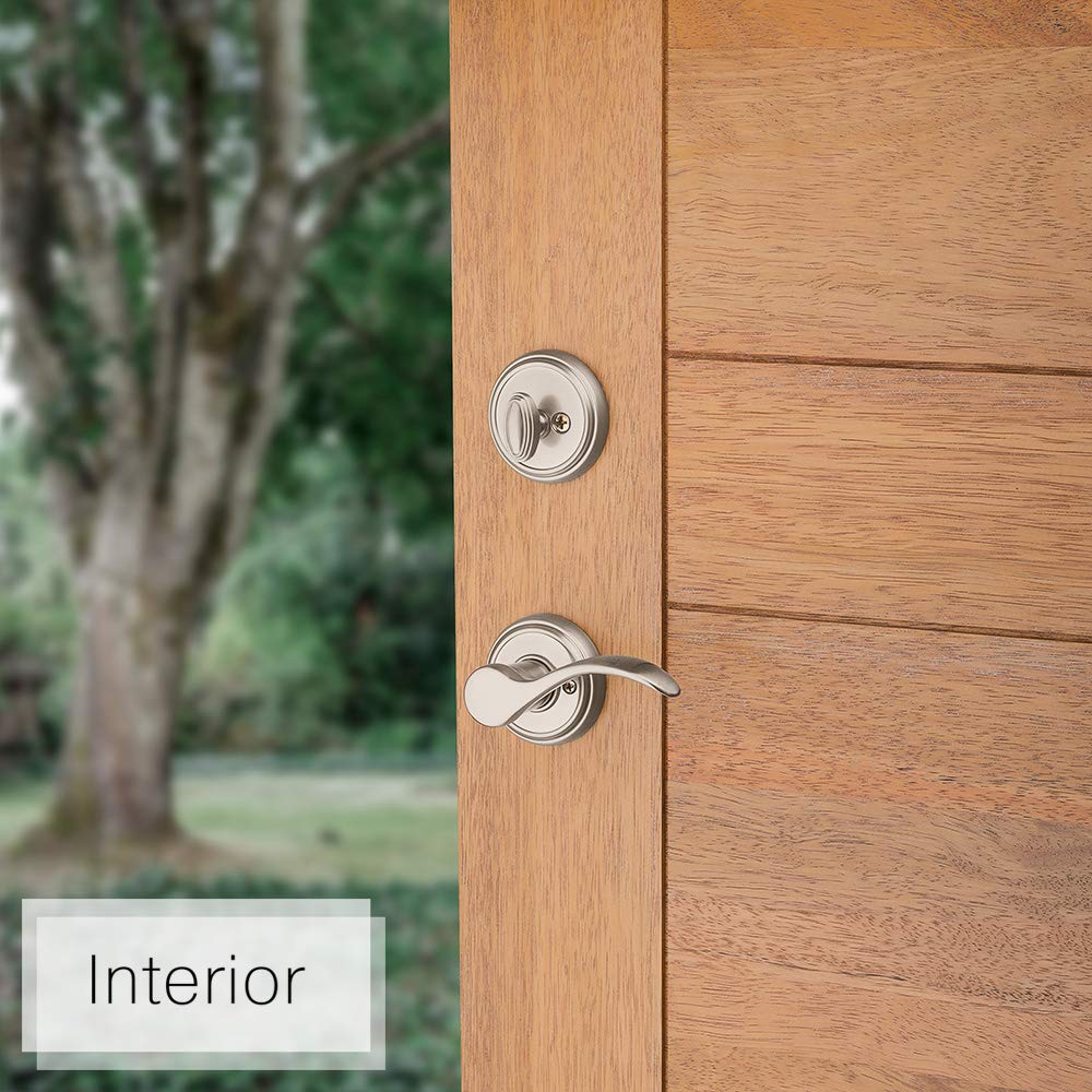 Baldwin Nautica Single Cylinder Front Door Handleset Featuring SmartKey