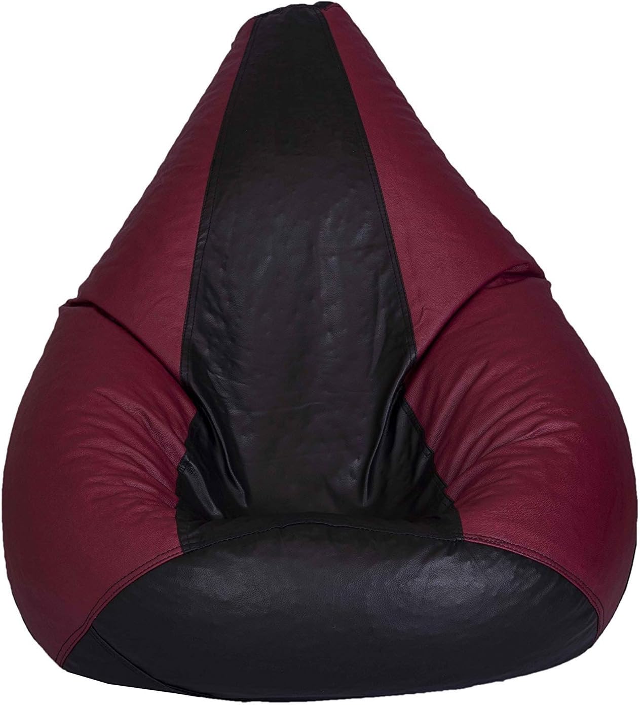 Lofster XXXL Bean Bag Without Beans (Blue) Bean Bag Cover, Bean Bag XXXL,Bean Bag Without Bean (XXL, Maroon Black)