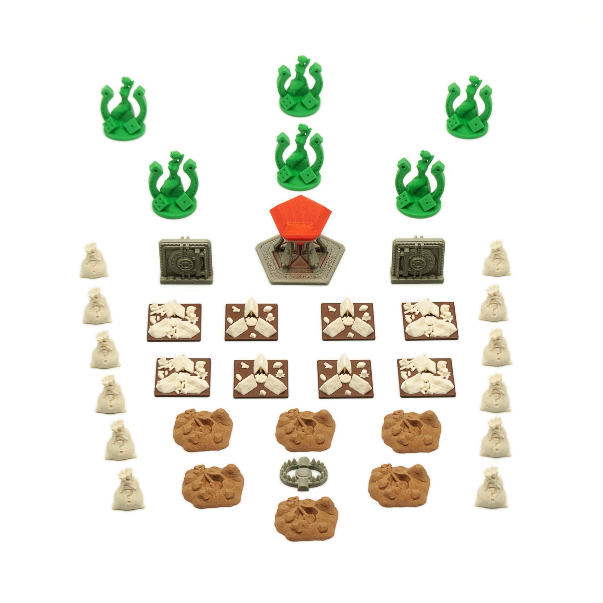 BG Expansions Cthulhu: Death May Die™ Season 2 Upgrade Pack | 36 Pieces | 3D Loot, Excavation Marks and Detailed Figures | Premium Accessories for an Immersive Gaming Experience