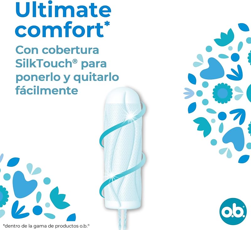 Tampones OB ProComfort Ultimate Comfort (1 x 16), tampones de absorbencia normal sin sustancias químicas nocivas ni fragancia, tampones sin aplicador no blanqueados con cloro — foto 2 de 8