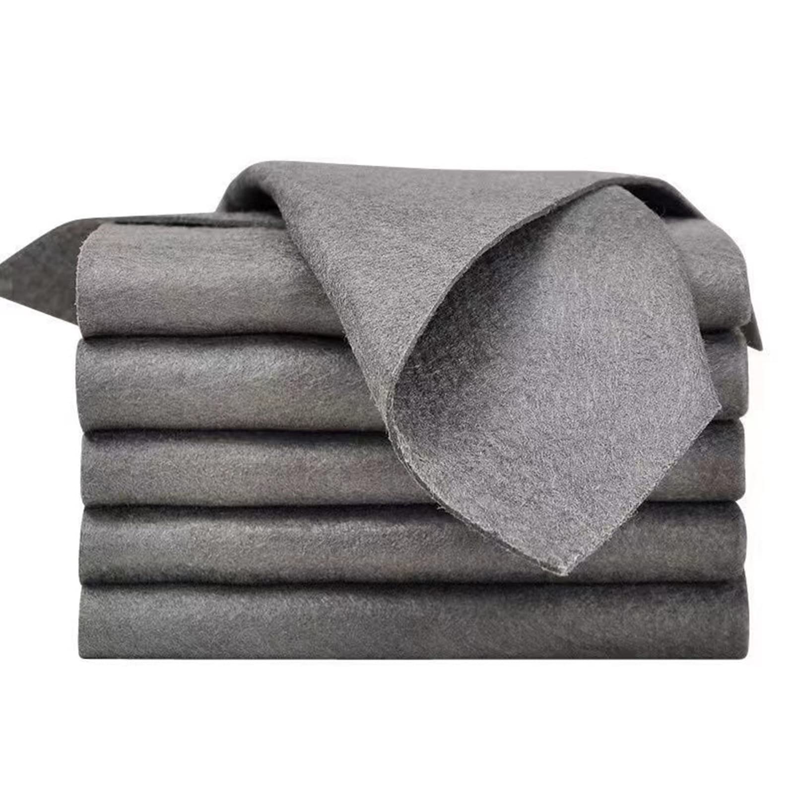 Photo 1 of 10PCS Thickened Magic Cleaning Cloth,Bsorbent Magic Cleaning Glass Cloth,Reuseable Streak Free Magic Fiber Microfiber Cleaning Cloth for Kitchen, Window, Glass, Cars (Grey)