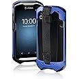 TC51 TC52 TC56 TC57 TC510K Case with Hand Strap - Protective & Ergonomic for Zebra Handheld Barcode Scanners SG-TC5X-EXO1-01 SG-TC5X-EXONHS-01 (Blue)