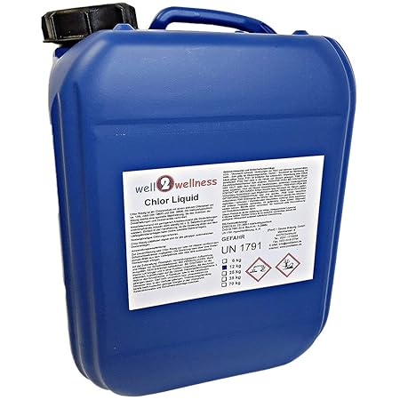 well2wellness Chlor Liquid/Chlorbleichlauge stabilisiert 12,0 kg