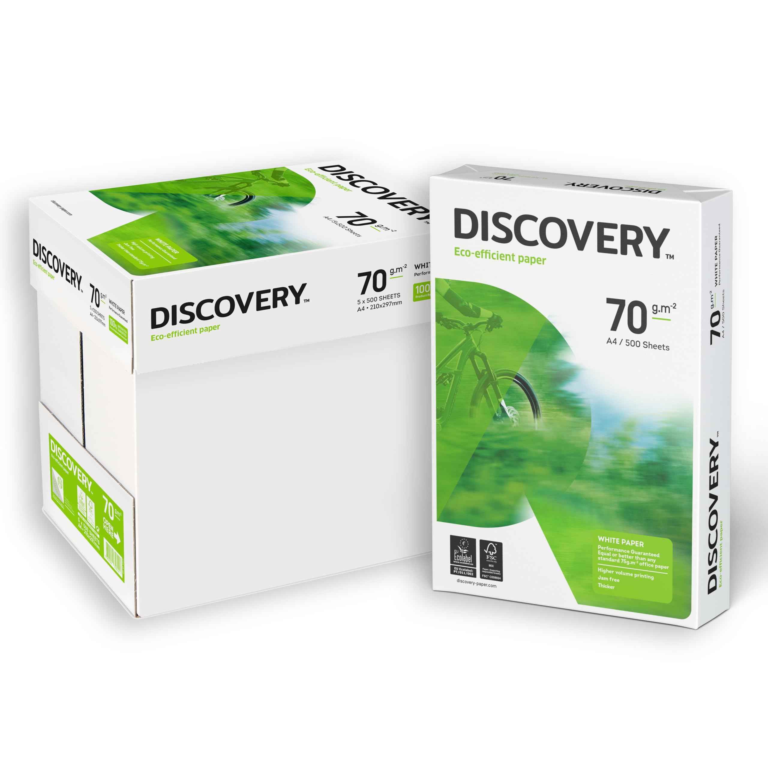 Discovery Paper A4 70gsm 1 ream (500 sheets), White