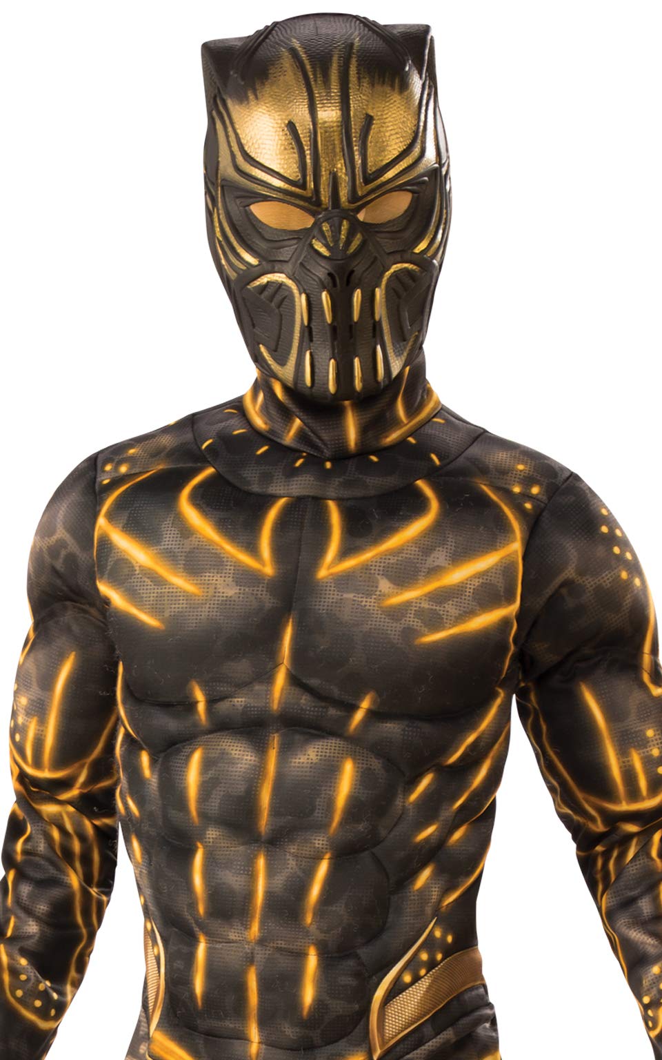 Rubie's Costume Deluxe Black Panther Child's Costume, black/Gold