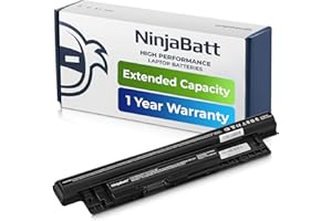 NinjaBatt XCMRD MR90Y Battery for Dell Inspiron 15 3000 Series 3521 3537 3541 3542 3543 3531 17 3721 3737 17R-5737 15R 5537 5521 14 3421 5421 Latitude 3540 3440 FW1MN - High Performance [6 Cells/49Wh]