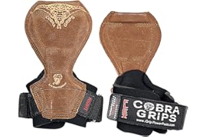 GRIP POWER PADS 2018 Cobra Grips Flex Model Weight Lifting Gloves Heavy Duty Straps Alternative Power Lifting Hooks for Deadlifts with Padded Wrist Wrap Support Bodybuilding