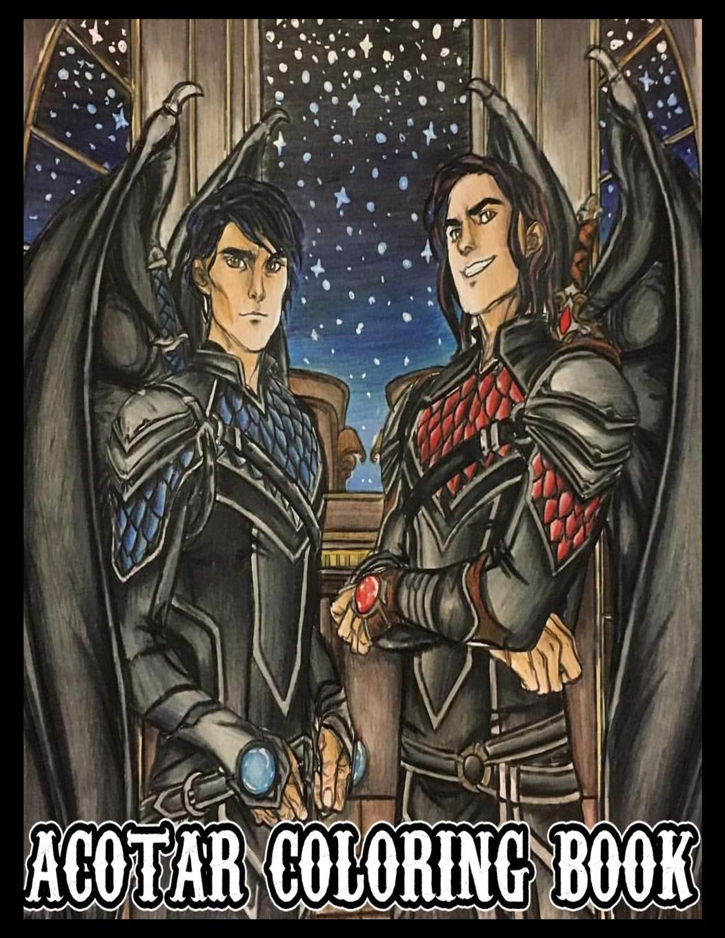 Download Acotar Coloring Book Acotar Coloring Book For Kids Teens And Adults With High Quality Illustrations Rossa Rossa 9798696049632 Amazon Com Books