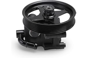 JAVOUKA Power Steering Pump with Pulley, for Ford Expedition 2003-2006, for F-150 2004-2008, for Lincoln Mark LT 2006-2008, f