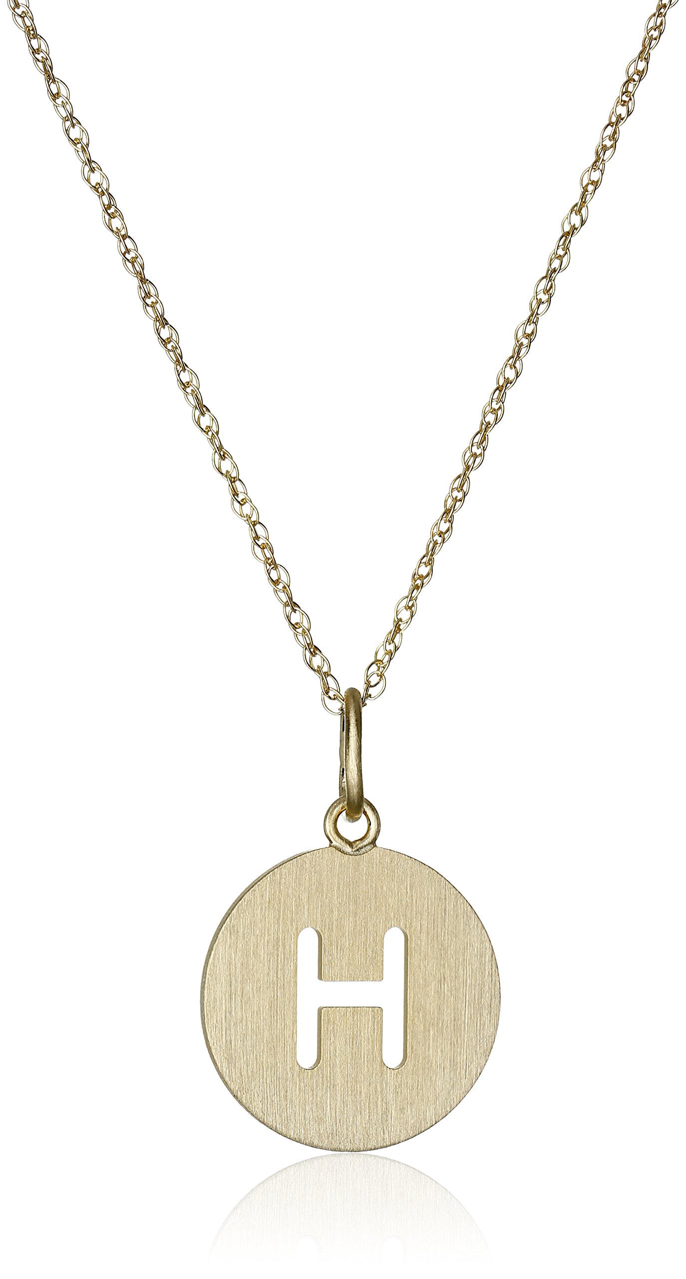 14k Gold Monogram Charm Or Pendant