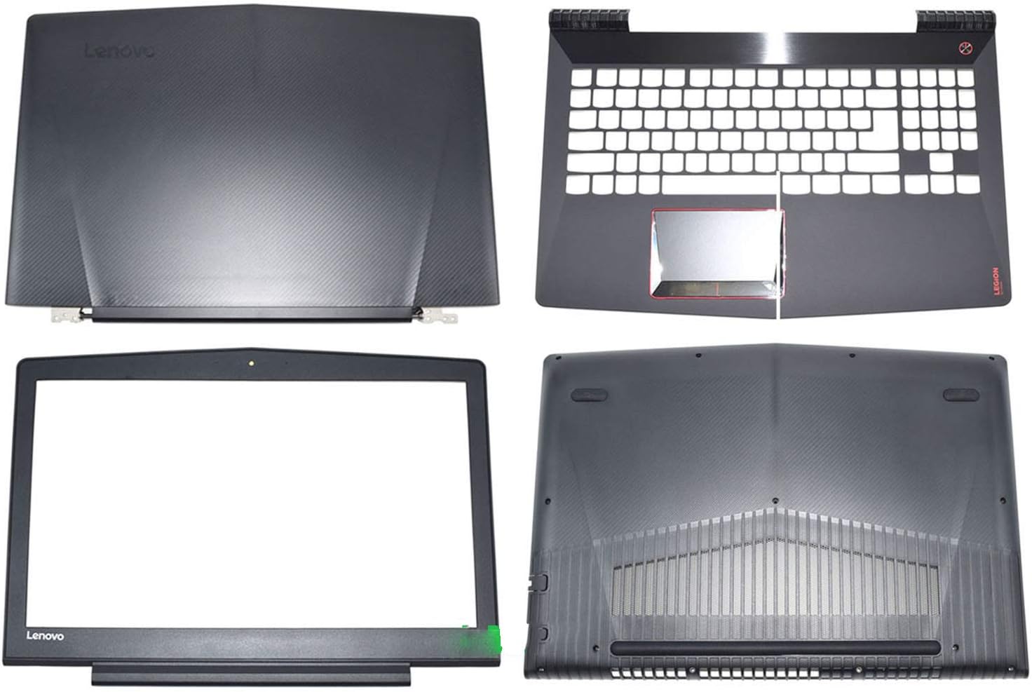 New Replacement for Lenovo Legion Y520 R720 LCD Back Cover & Bezel & Palmrest & Base Cover