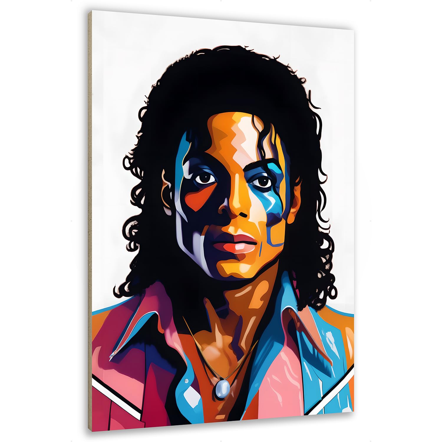 emmena - Pop Star Wooden Painting - 18 x 24 cm