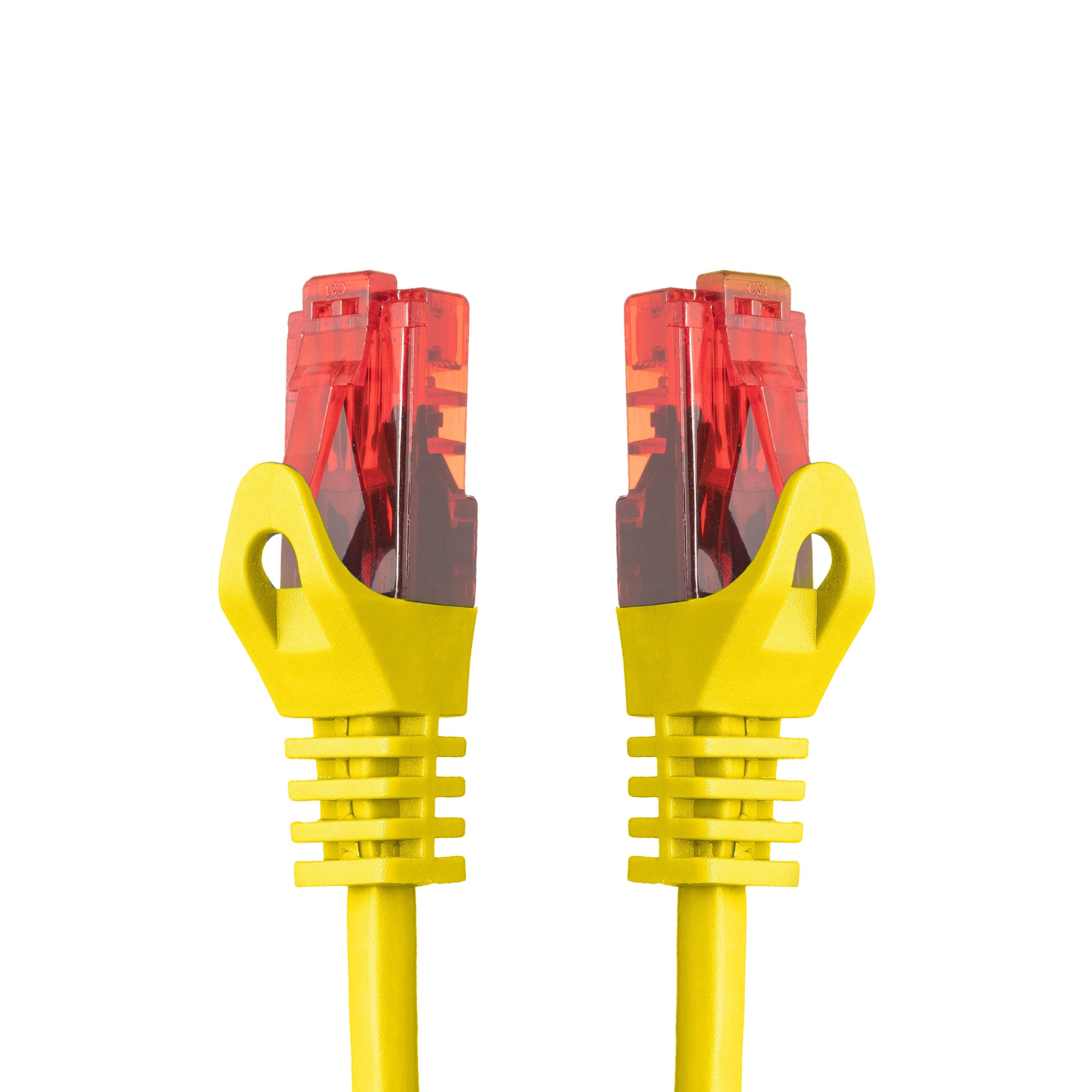 BIGtec Ethernet Cable 20m Internet Cable yellow High Speed RJ45 LAN compatible Gaming PC Laptop Computer Playstation 5 PS5 PS4 Xbox Smart TV Box NAS Network Switch 20 metres