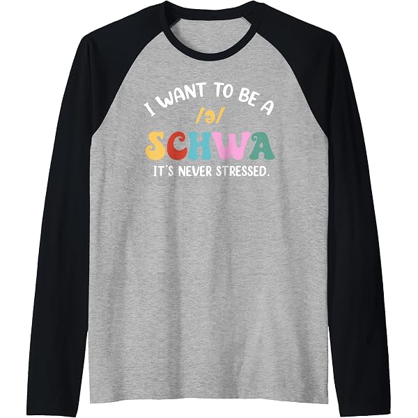 TSIIUO Women's 'Science Of Reading' Graphic Tee - 'I Want To Be A Schwa' Funny Teacher T-Shirt