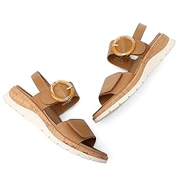 UBFEN Womens Flat Sandals Arch Support Open Toe