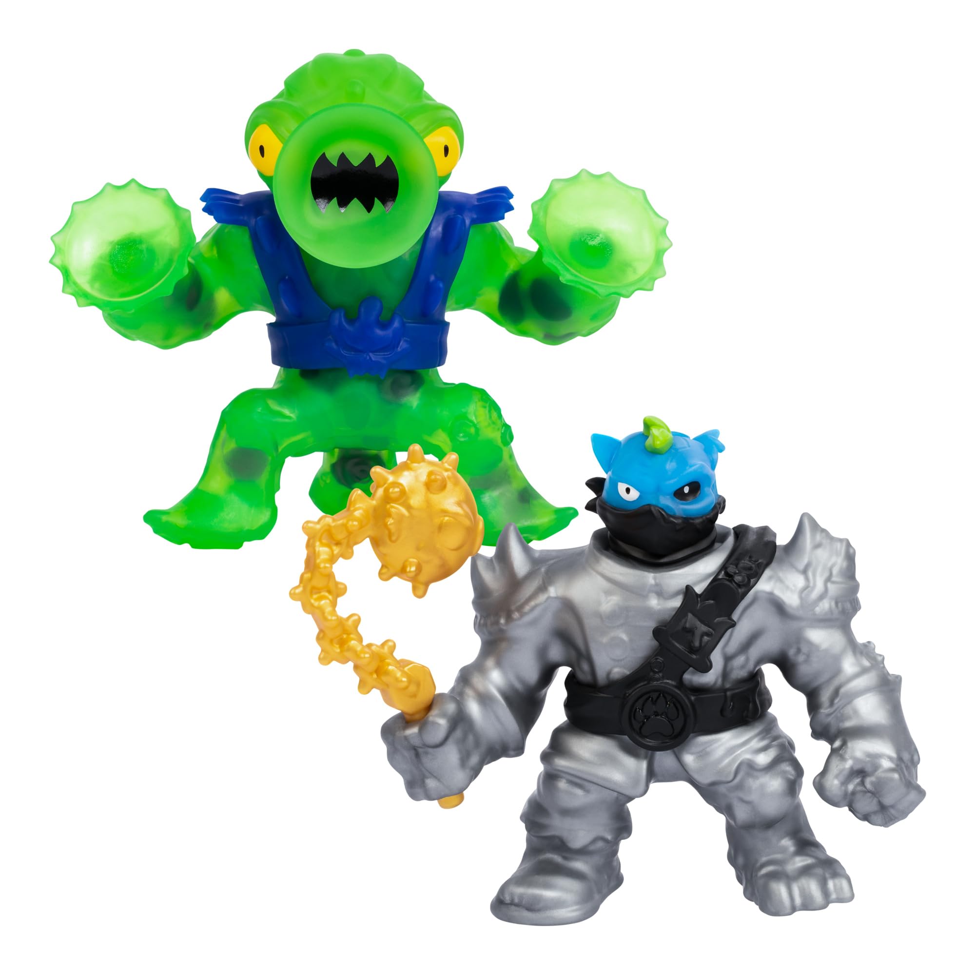 Heroes of Goo JIT Zu Cursed Goo Sea Versus Pack | Exclusive 2 Figure Pack | Exclusive Pantaro with Color Change Face & Exclusive Squidor with Suction Attack
