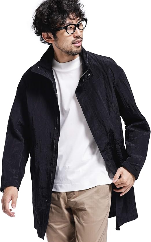 Amazon ナノユニバース ノーブル ナイロン コート メンズ コート ジャケット 通販