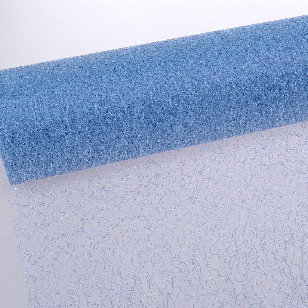 Deko und Band Spiderweb – MESCH – Table Runner – Table Runner – 30 cm Blue, Roll 25 m 67 015 R 300