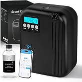 House Scent Machine,Hotel Collection Diffuser, 10000 Sq.Ft of Coverage, 200ml Large Capacity Aromatherapy Machine, Scent Diffusers for Home,Office, Large Room Waterless Essential Oil Diffuser, Black