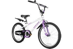 WEIZE Kids Bikes,16 20 Inch Boy's Bike for Kids,BMX Style Bicycle for Boys Girls Ages 4-12 Years Old,Kids Bicycle with Adjustable Seat,Training Wheels,Front and Rear Fender,Multiple Color Options